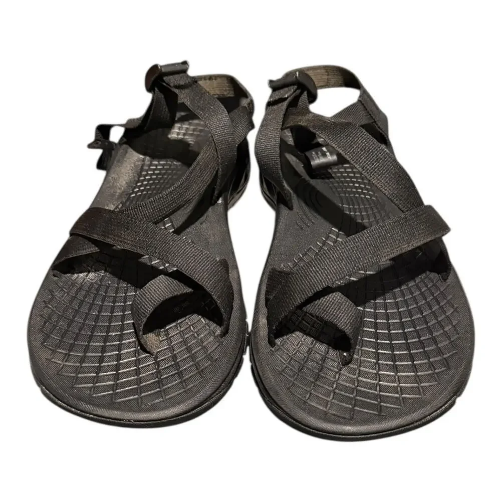 Chaco Z/Volv Adjustable Strap Classic Rubber Sole Black Sandal J105083 Men's 13
